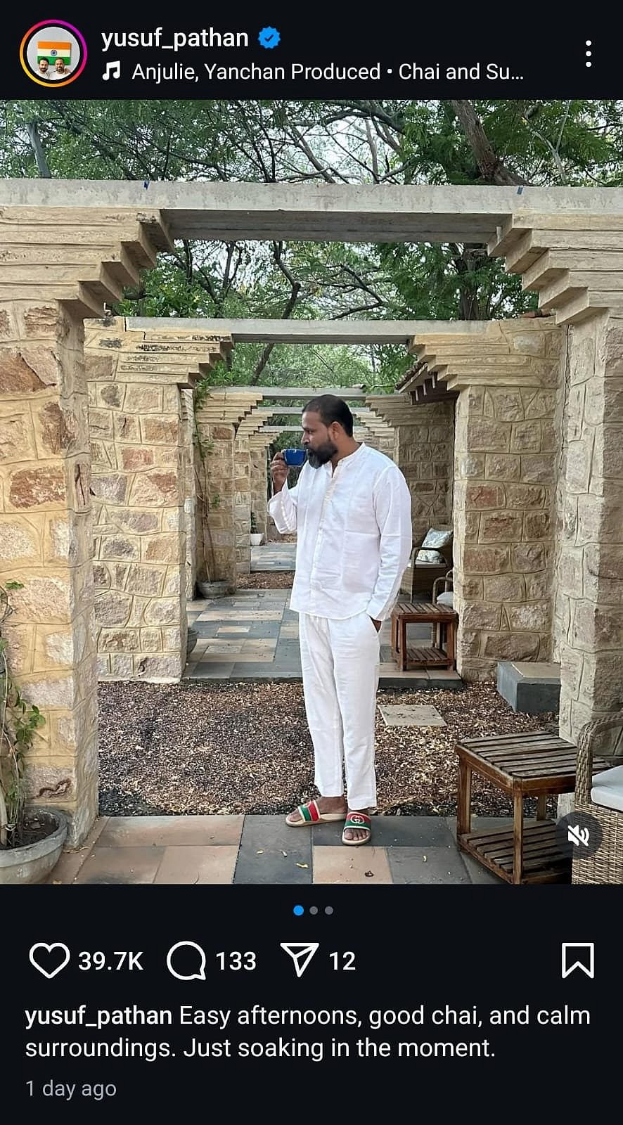 The cricketer-turned-politician's remarks drew criticism across social media and from the BJP, as parts of the state continue to reel from unrest, prompting the deployment of Central Forces and BSF personnel. - Instagram.com