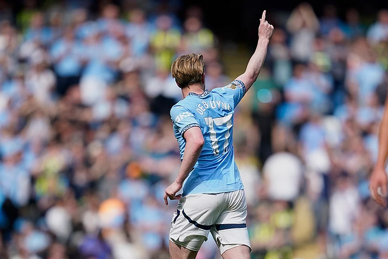 Britain Soccer Premier League Man City vs Crystal Palace: Kevin De Bruyne