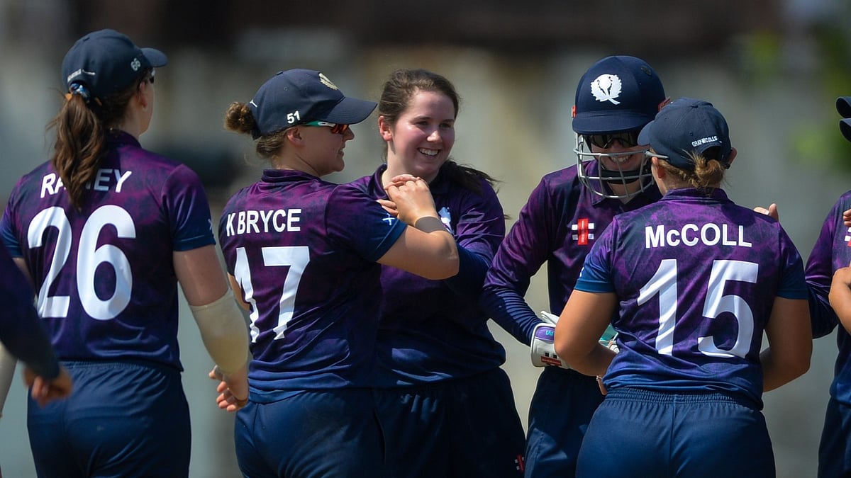 X/CricketScotland : Scotland women cricket team.