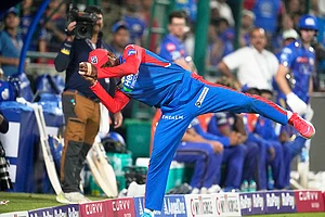 | Photo: AP/Manish Swarup : IPL 2025: Glimpse during Delhi Capitals vs Mumbai Indians match.