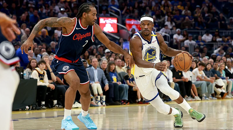 Jimmy Butler in action against the Los Angeles Clippers
