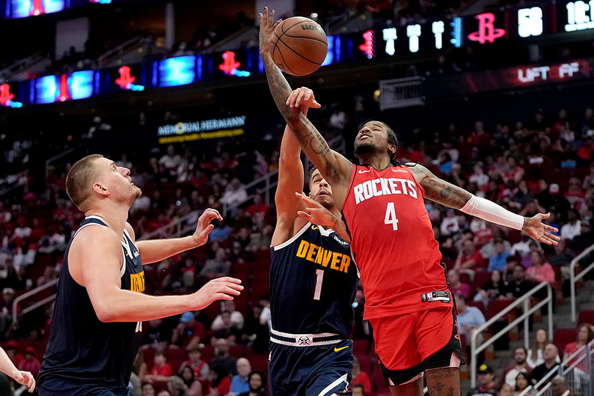 NBA Basketball 2024-25 Denver Nuggets vs Houston Rockets: Jalen Green