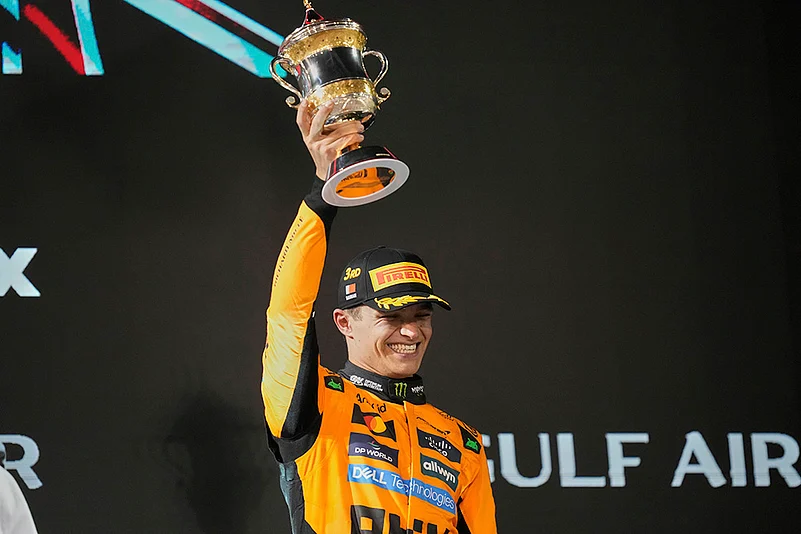 Formula One Bahrain Grand Prix Auto Racing: Lando Norris