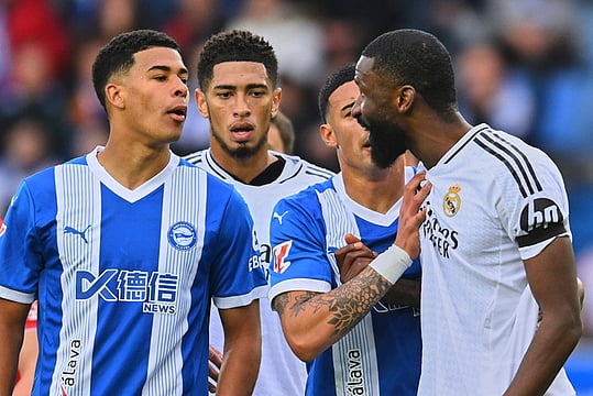 Alaves Vs Real Madrid: 10-Men Los Blancos Win Thanks To Camavinga's Effort