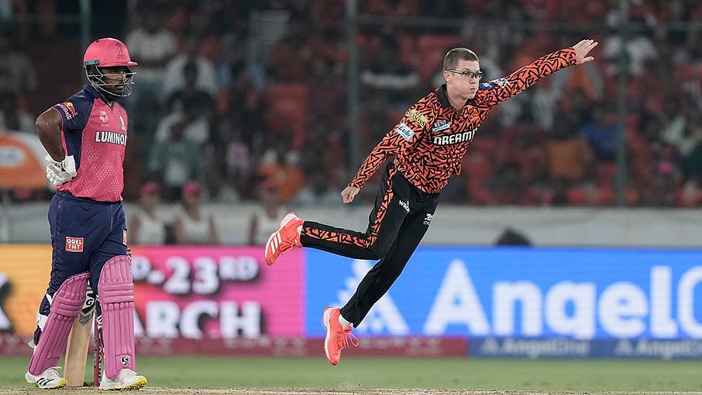 | Photo: AP/Mahesh Kumar A. : Sunrisers Hyderabad bowler Adam Zampa has been ruled out of IPL 2025.