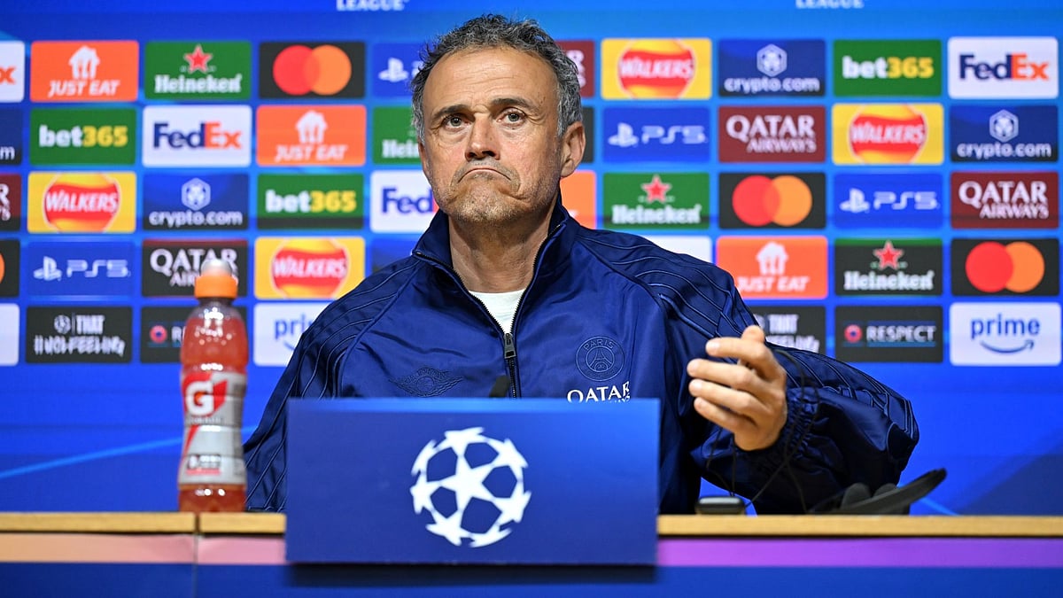 Luis Enrique addresses the media on Monday