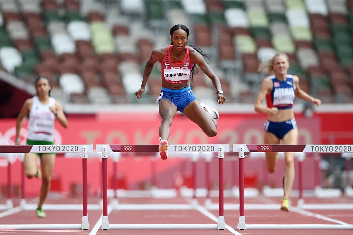 Special Arrangement  : 400m hurdler Dalilah Muhammad.
