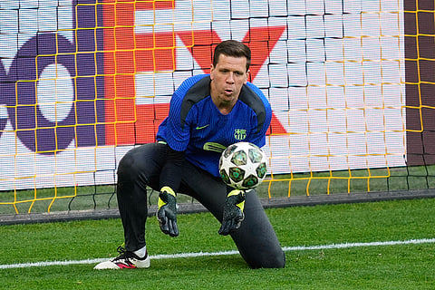 Barcelona's goalkeeper Wojciech Szczesny