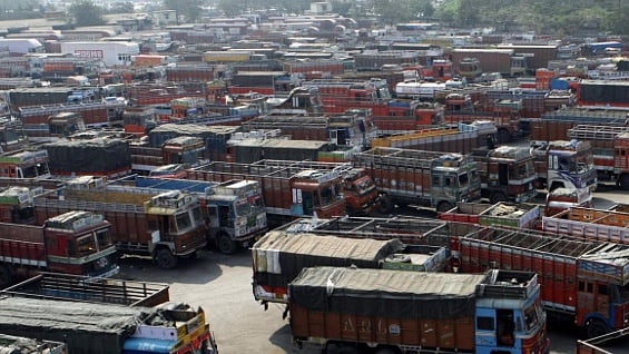 Karnataka Truckers On Strike To Protest Fuel Price Hike, Toll Related Issues