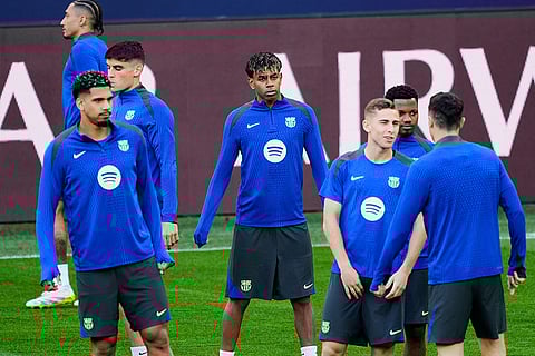 Champions League quarterfinal second leg soccer match