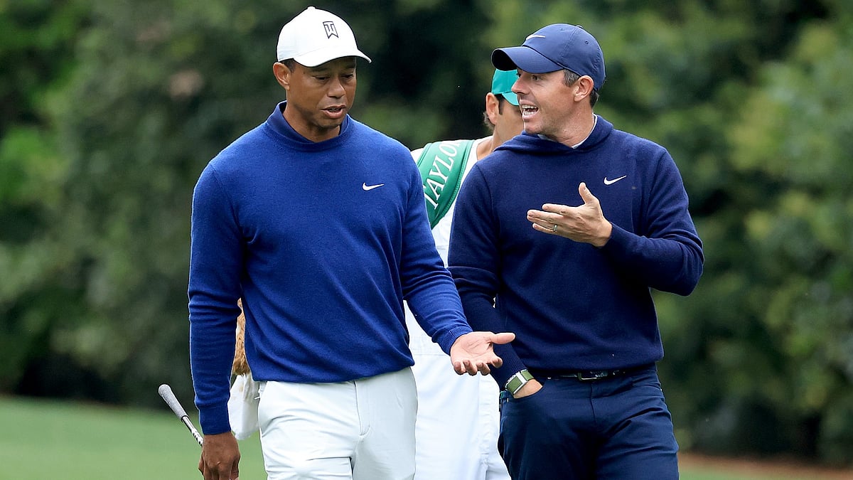 Tiger Woods and Rory McIlroy
