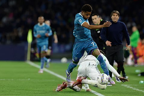 Serie A Soccer Match: Empoli vs Napoli