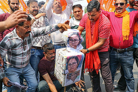 Rashtriya Bajrang Dal protest