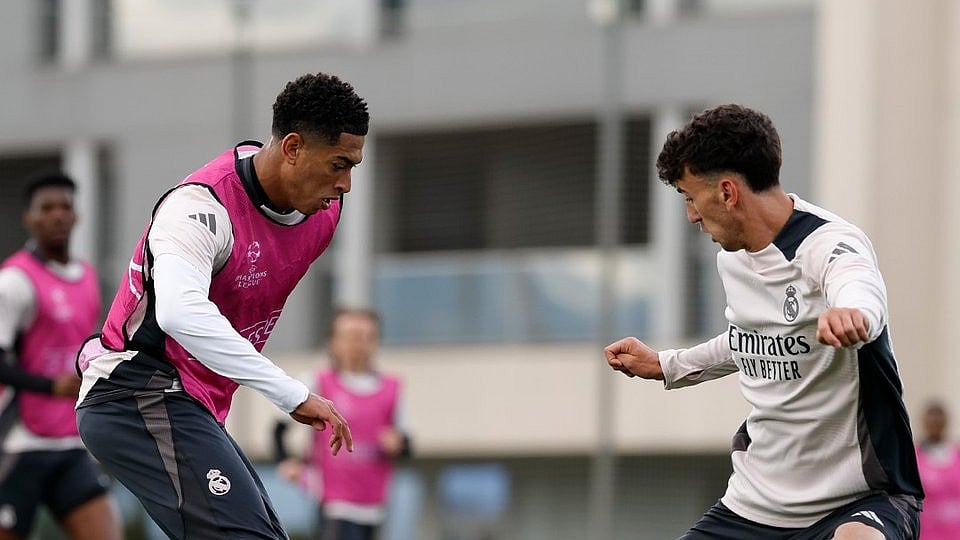 X/RealMadriden : Real Madrid players in practice