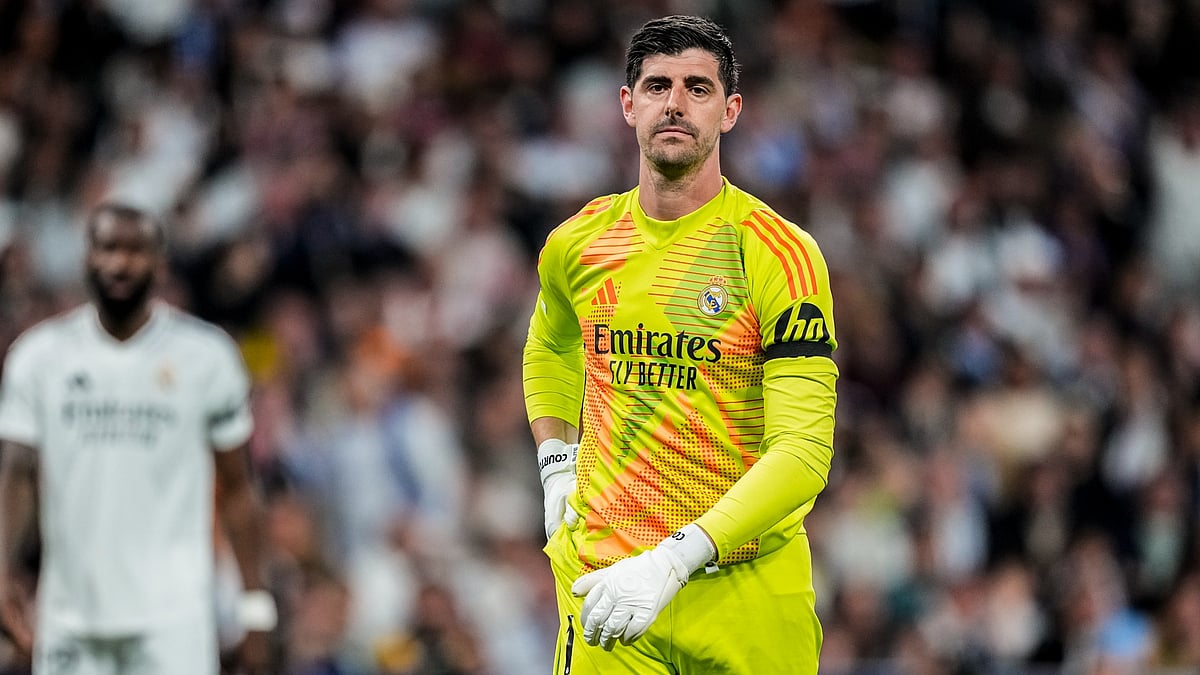 Real Madrid goalkeeper Thibaut Courtois