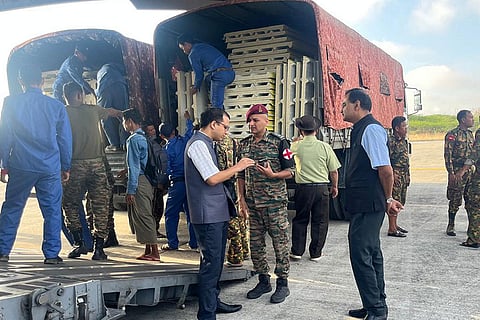 Aid for earthquake-hit Myanmar