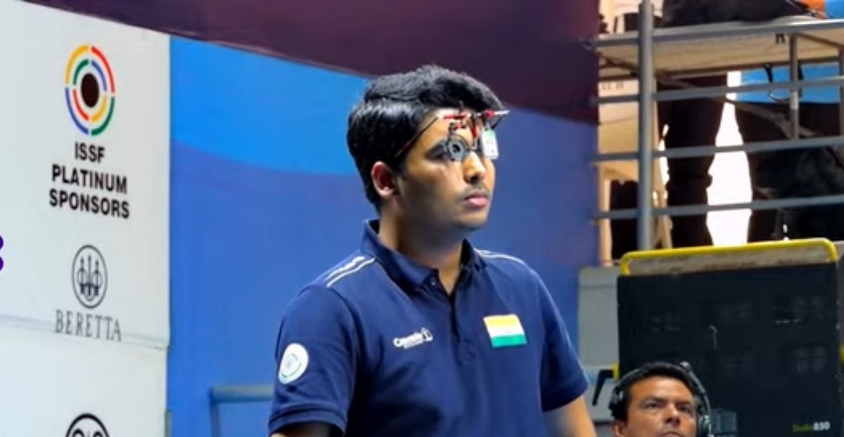 NRAI : Saurabh Chaudhary opened India's medal account with a bronze in the men's 10m air pistol.
