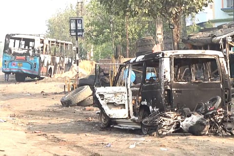 Protests against Waqf Bill in Murshidabad