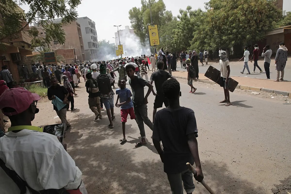 Violent clashes broke out in Sudan