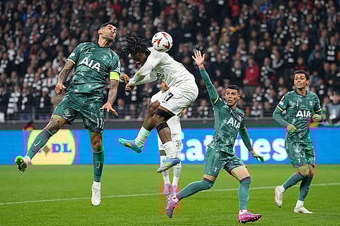 Europa League Quarter Final Second Leg Soccer Match: Eintracht Frankfurt vs Tottenham Hotspur