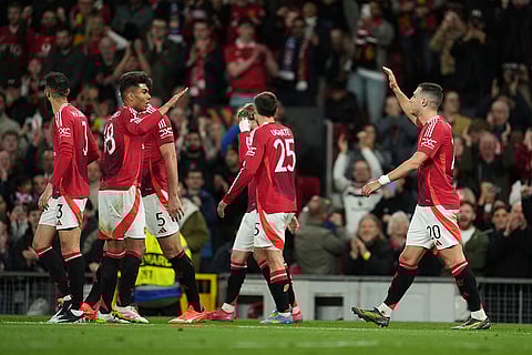 Britain Soccer Europa League: Olympique Lyonnais vs Manchester United
