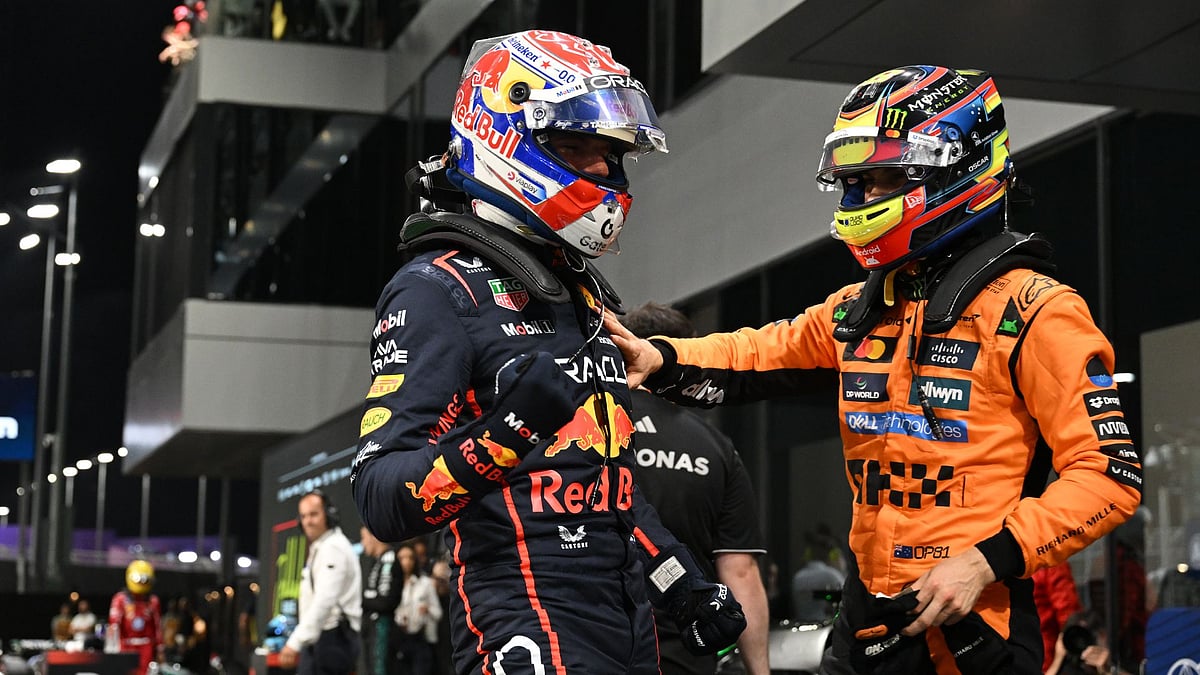 Verstappen pipped Piastri to pole in Jeddah