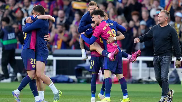 Barcelona Vs Celta Vigo: Flick Sees Barca's Grit In Comeback Win, Worries Over Lewandowski Injury