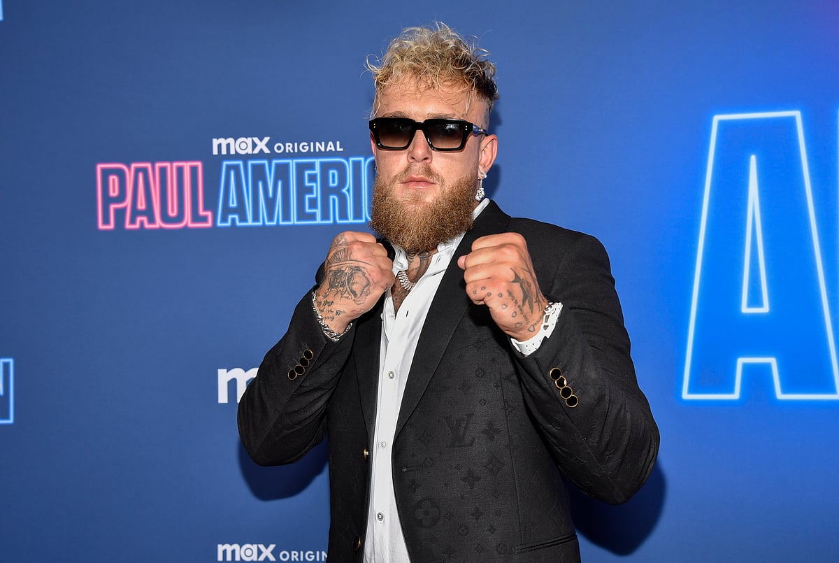 (Photo by Evan Agostini/Invision/AP)
 : Jake Paul attends the Max Original reality series premiere of "Paul American" at the Tempo by Hilton Times Square on Wednesday, March 26, 2025, in New York. 
