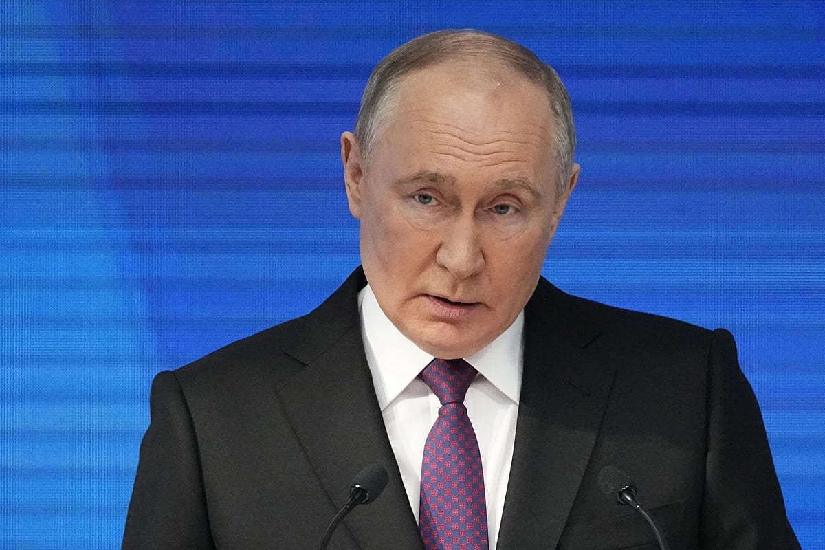Russian President Vladimir Putin : AP