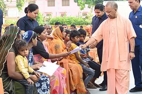 Yogi Adityanath conducts Janta Darshan