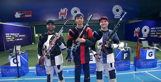 Arjun Babuta Settles For Silver After Narrow Miss In 10m Air Rifle Final At ISSF World Cup - Watch