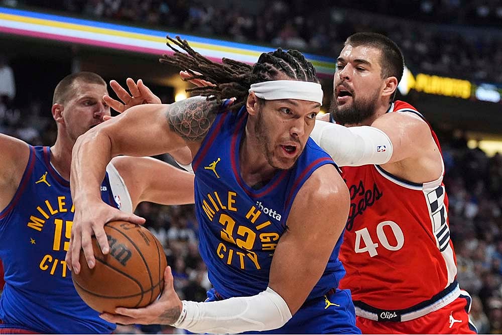 | Photo: AP/David Zalubowski : NBA: Denver Nuggets vs Los Angeles Clippers