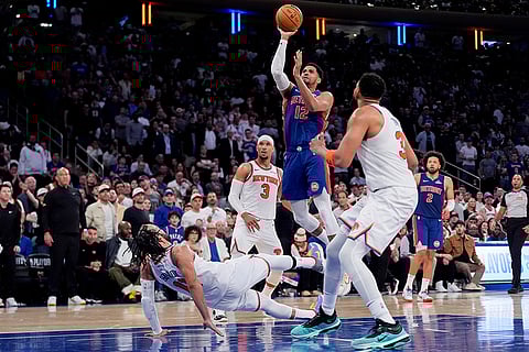 NBA: Detroit Pistons vs New York Knicks