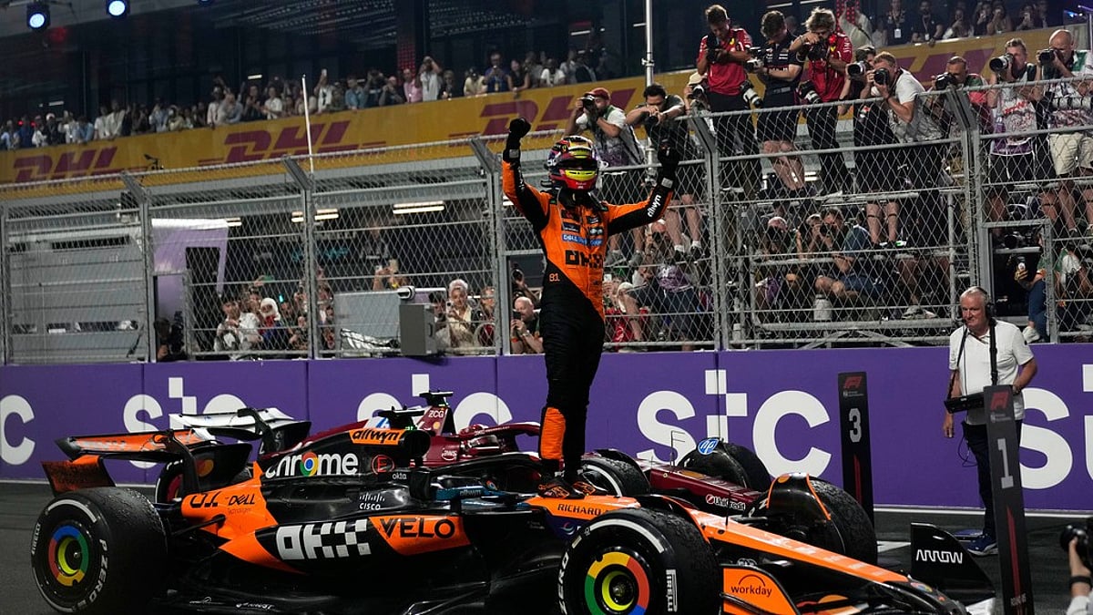 Oscar Piastri wins Saudi Arabian GP