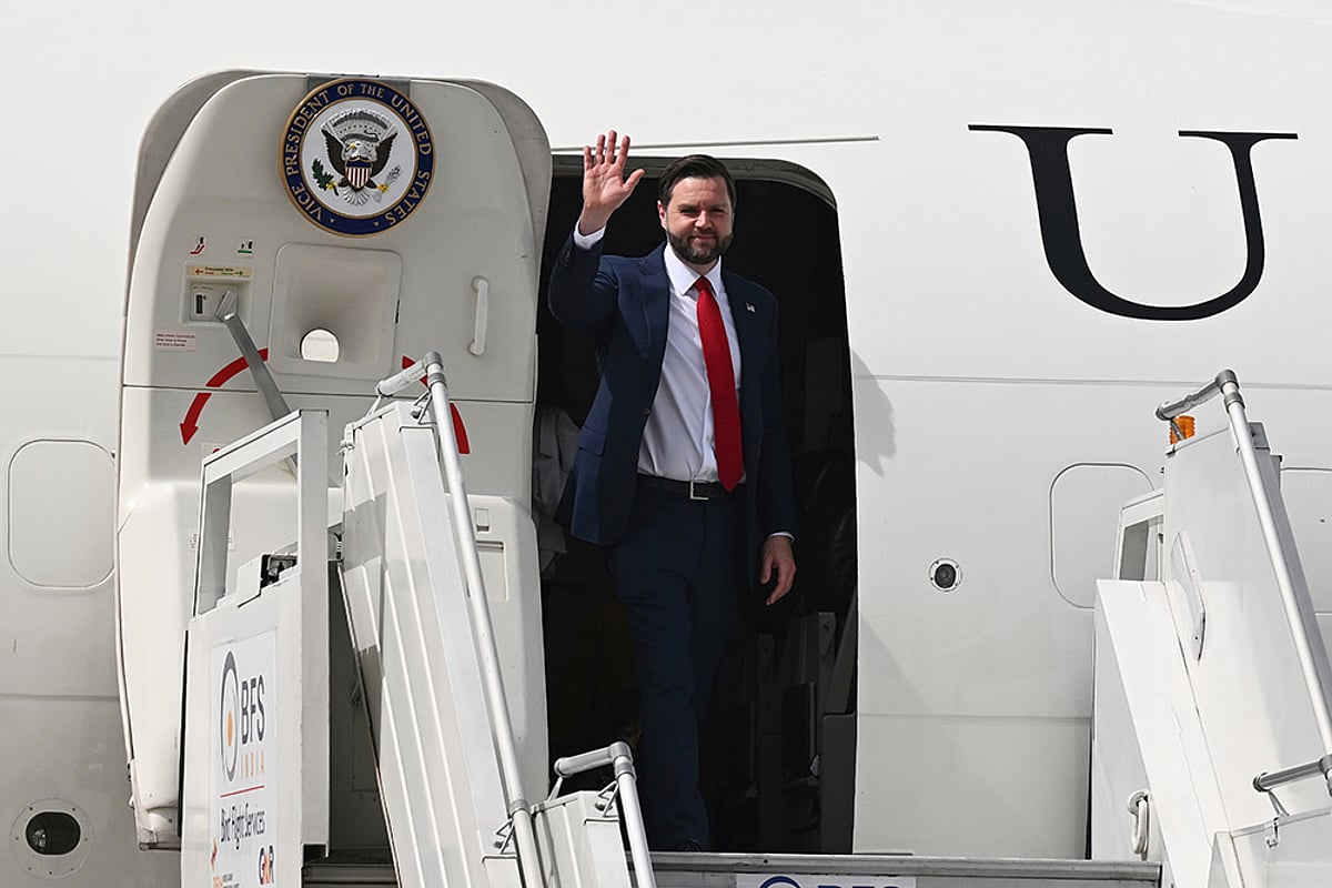 U.S. Vice President JD Vance in New Delhi.