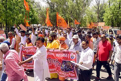 Protest over Murshidabad violence