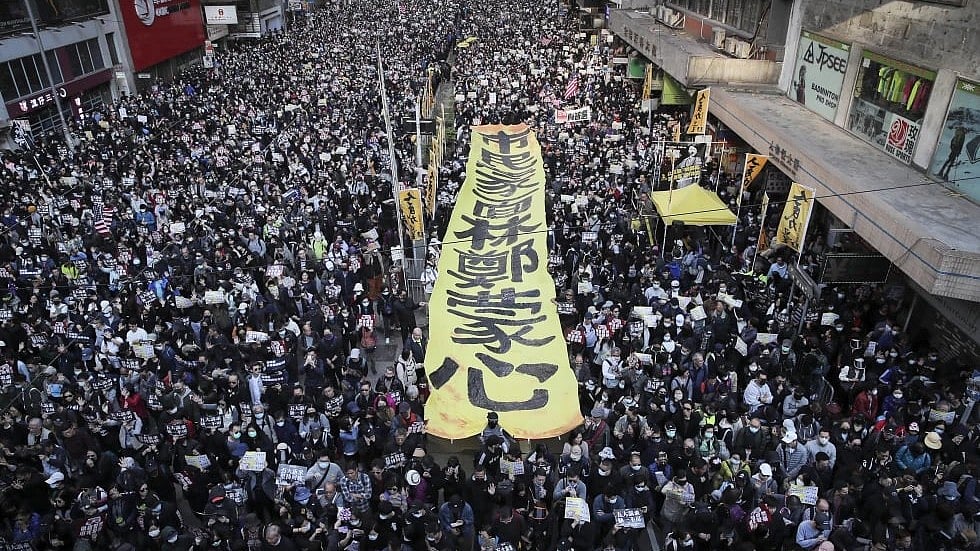 AP : Pro-Democracy protest in Hong Kong