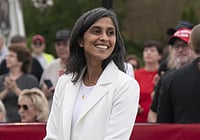 AP : Usha Vance, wife of U.S. Vice President J.D. Vance