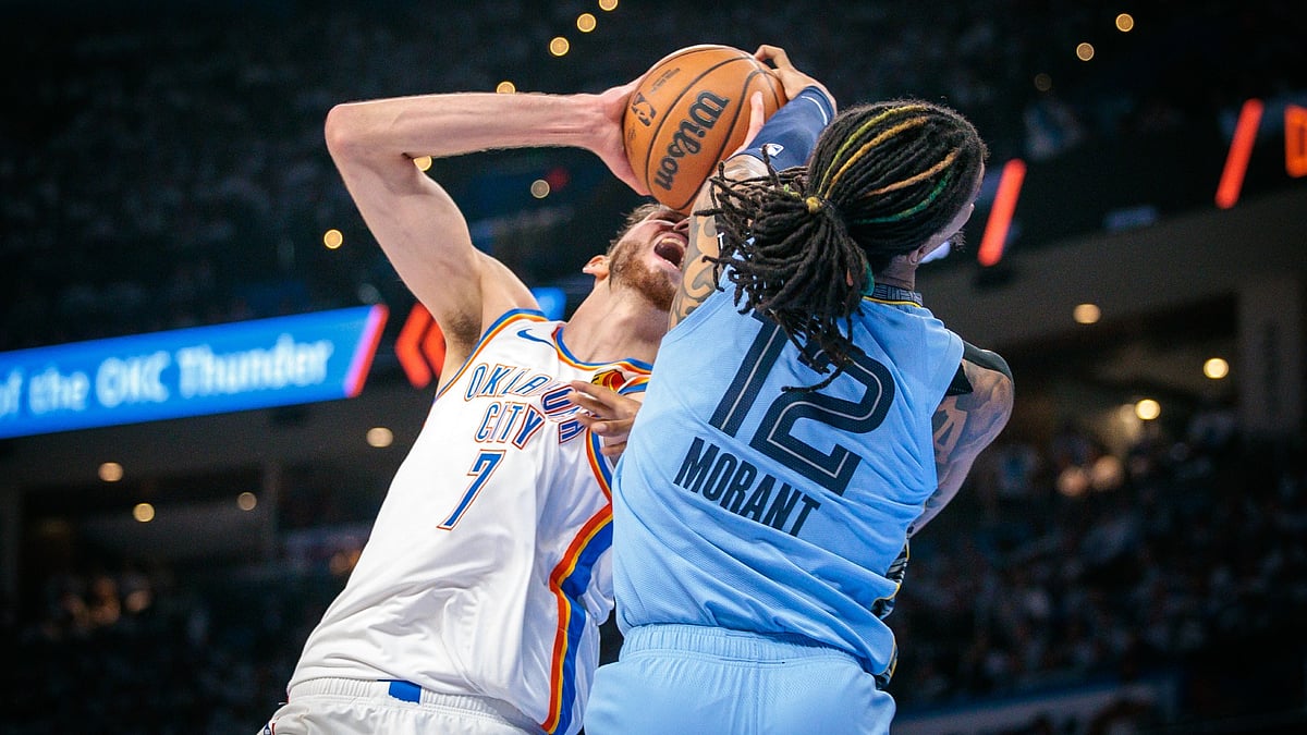 Ja Morant in action for the Grizzlies
