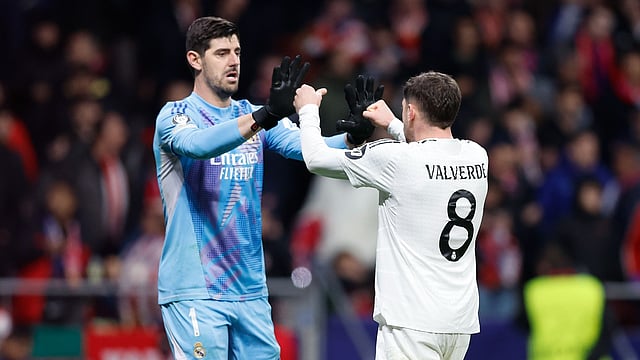 Real Madrid 1-0 Athletic Bilbao: 'Shoot, Shoot' – Thibaut Courtois Urges Federico Valverde To Let Fly After Late Winner
