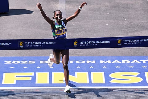 Boston Marathon 2025: Sharon Lokedi