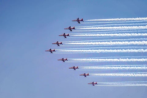 Surya Kiran air show in Ranchi