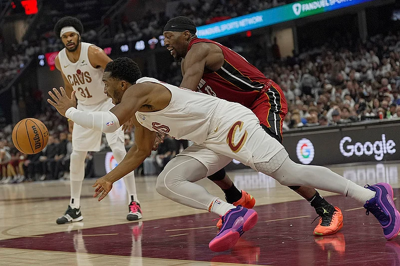 NBA Basketball Miami Heat vs Cleveland Cavaliers: Donovan Mitchell