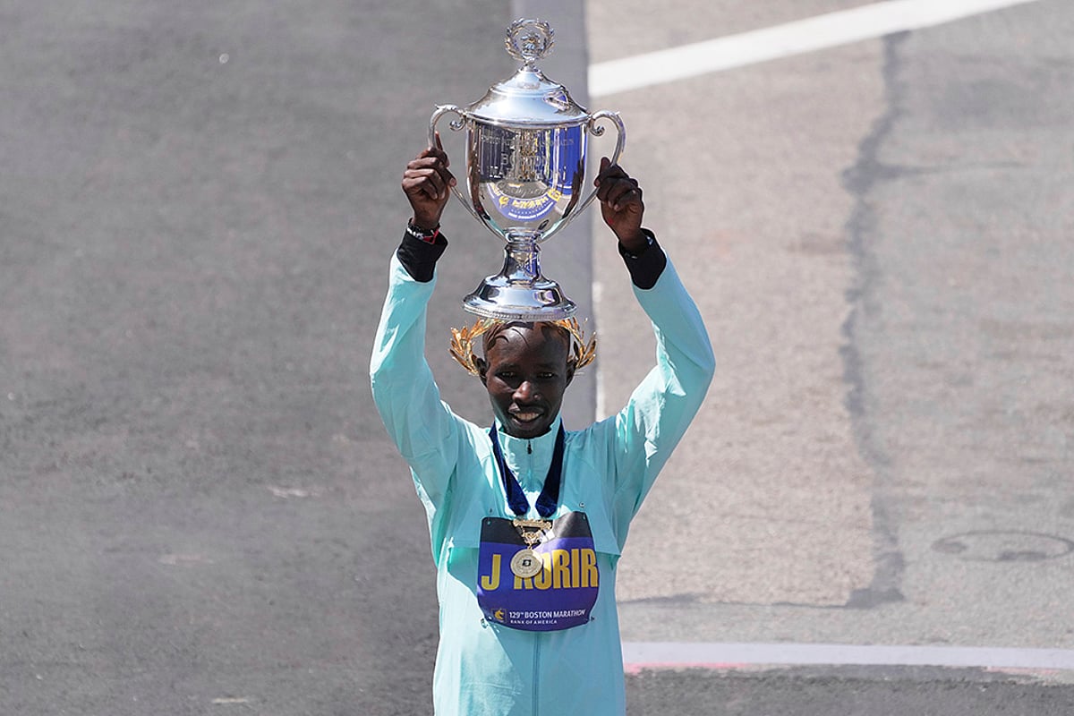 Boston Marathon 2025 Race_John Korir