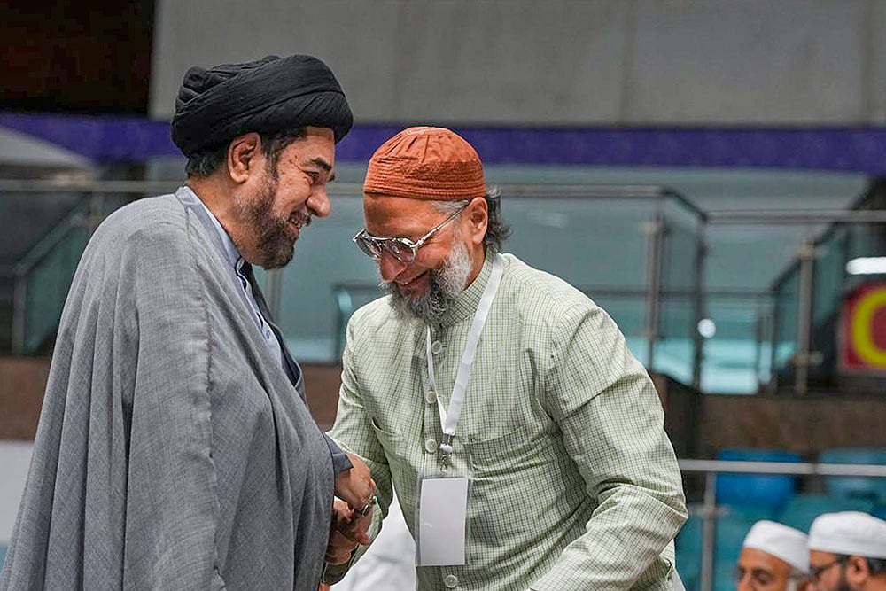 | Photo: PTI/Atul Yadav : Save Waqf Conference in Delhi