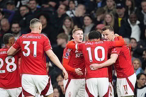 English Premier League Soccer Match: Nottingham Forest vs Tottenham Hotspur