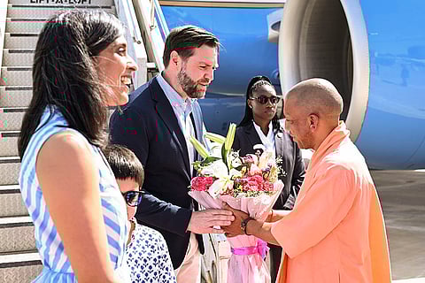 US Vice President in Agra