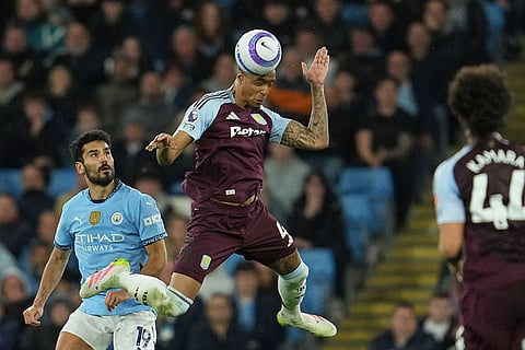 English Premier League Soccer Match: Manchester City vs Aston Villa