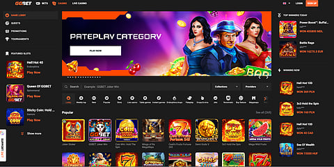 GGBet homepage