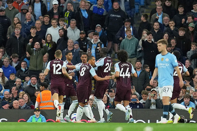 Britain Soccer Premier League: Aston Villa vs Manchester City